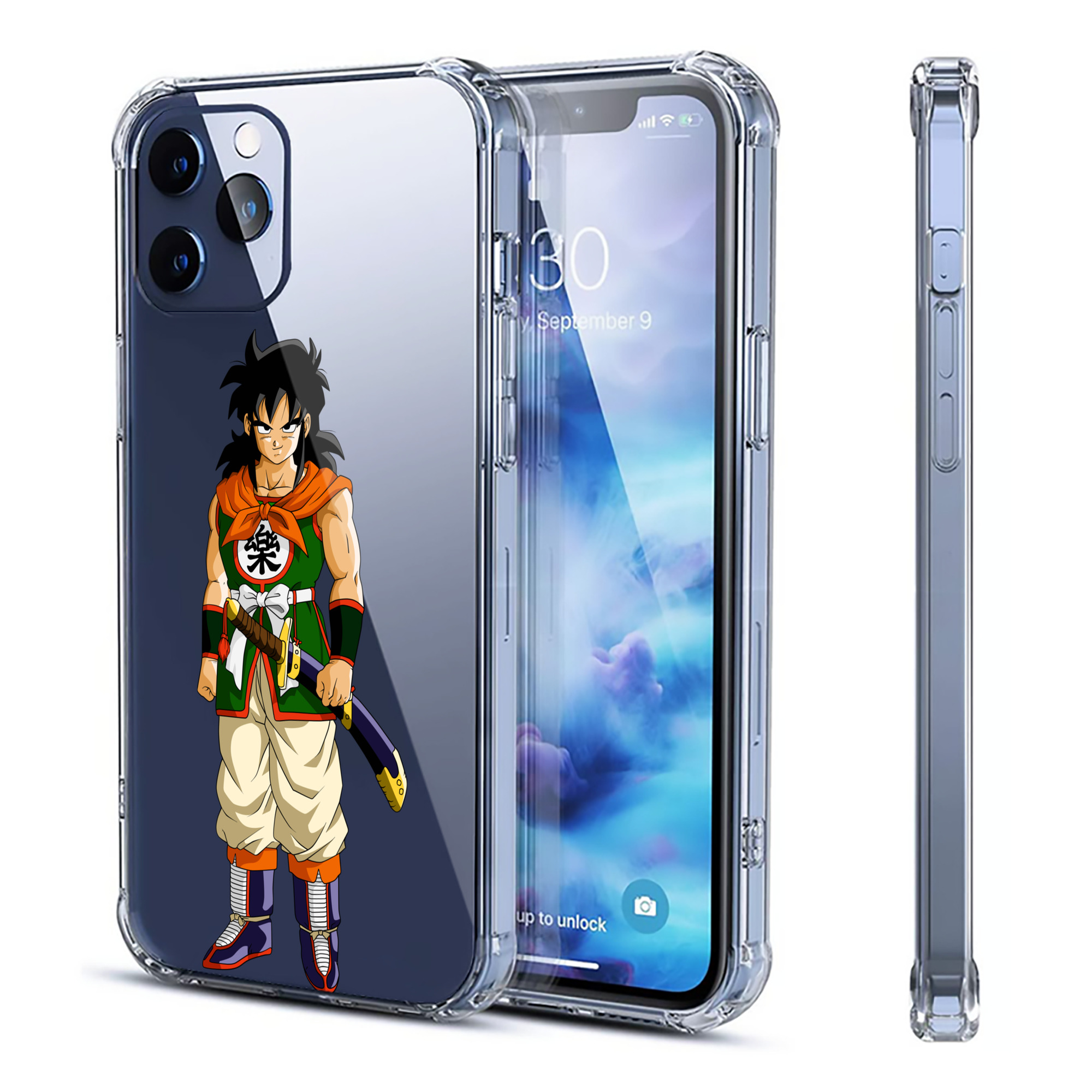 （画像用） ドラゴンボール ヤムチャ DRAGON BALL Yamcha 【iPhone 12シリーズ対応】透明スマホケース（クリアソフトケース）